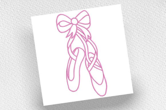 Ballet Slippers Shoes Embroidery