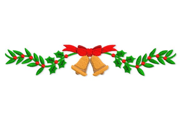 Christmas Garlands Embroidery Design