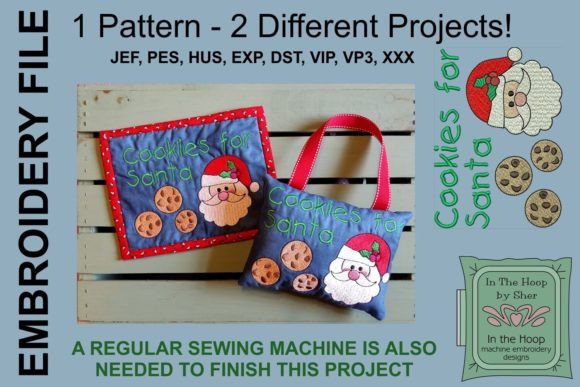 Cookies for Santa Mug Rug or Decor