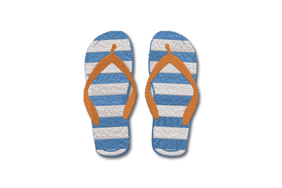 Flip Flops Embroidery Review