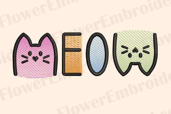 MEOW Embroidery Design Review