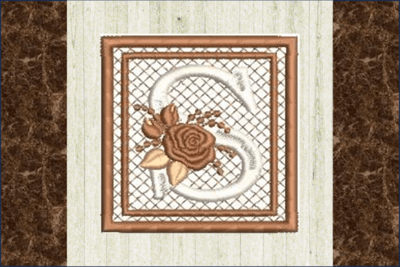 Rose Mini Quilt-S Embroidery Design
